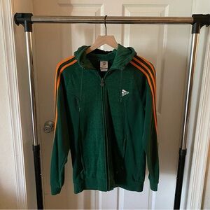 2008 Euro Cup All Over Print Adidas Irish Zip Up Hoodie